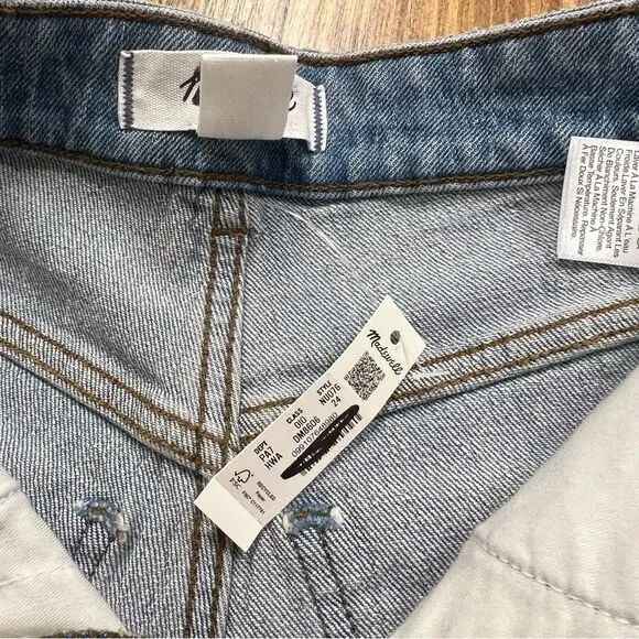 Madewell The Curvy Perfect Vintage Wide Leg Crop Jean Hallstead Wash Size 24 NWT - Picture 8 of 13